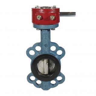 Korea OEM DN80 centric gear butterfly valve 