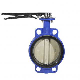 6 inch cast iron lever operated butterfly valve 