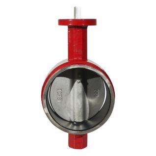 grooved end  butterfly valve with tamper switch