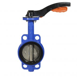 ductile iron long stem butterfly valve lever type 