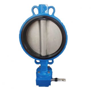 6 inch stainless soft seal wafer butterfly valve 