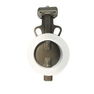 PTFE Sealing 150LB  stainless steel wafer butterfly valve for flow control 