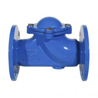 Ductile iron flanged ball type check valve 