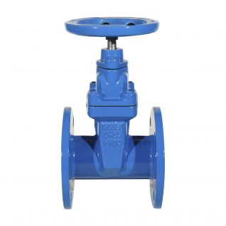 Ductile iron DIN3352 F4 resilient seat gate valve 