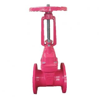 Fire gate valve for fire fighting system