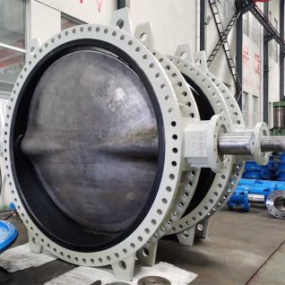 DN2400 large diameter butterfly valve  for water system