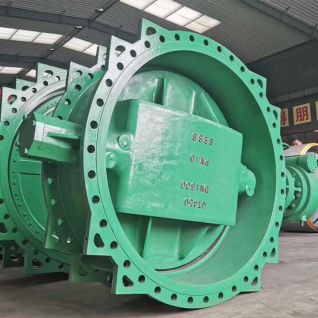 DN1600 Large size eccentric butterfly valves 